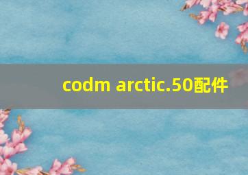 codm arctic.50配件